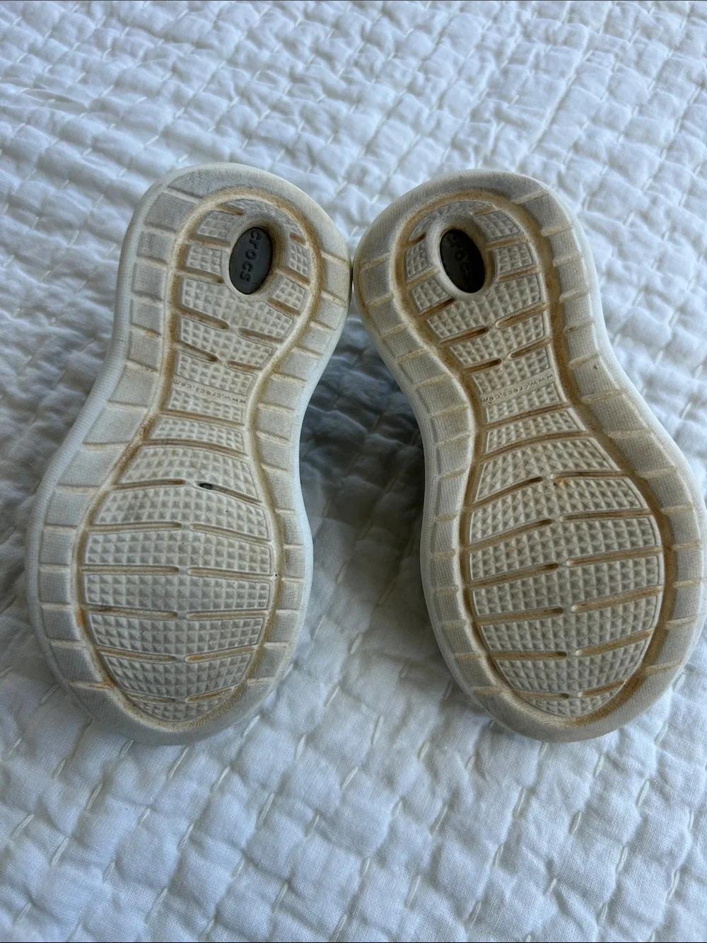 CROCS Kids Black and White LiteRide Sneakers